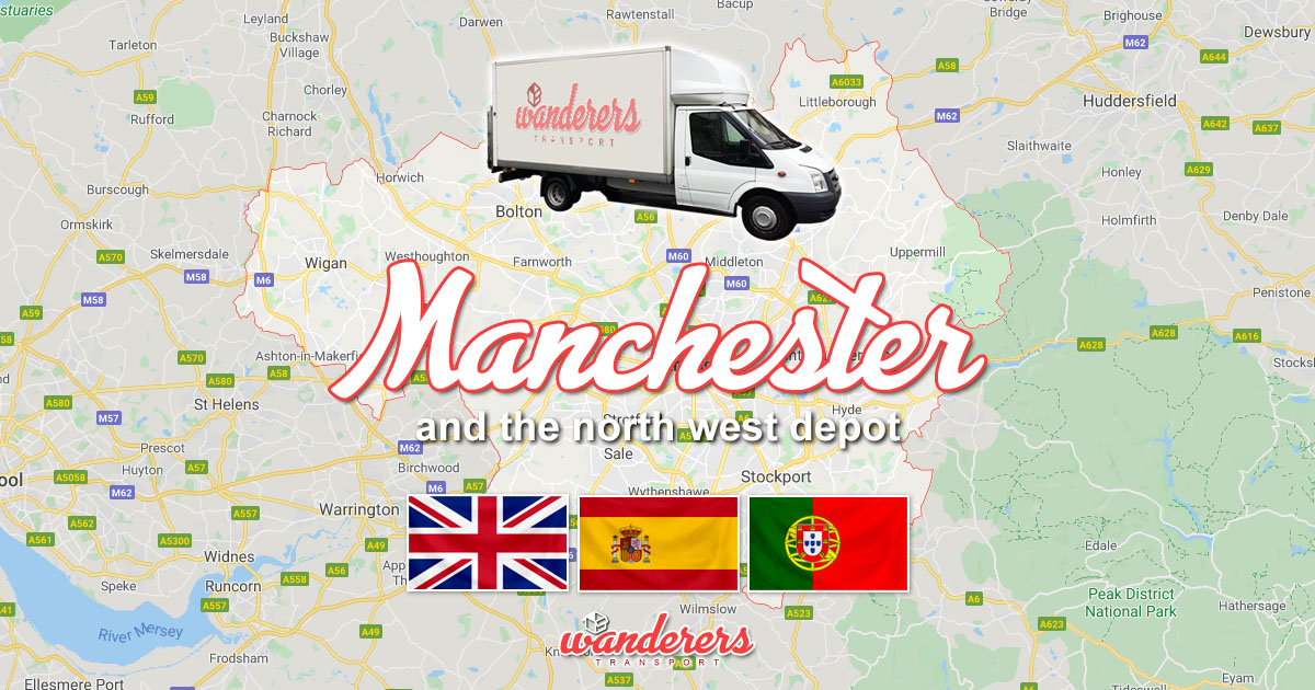 Manchester North West England Depot Removals Storage Wanderers Transport OG02